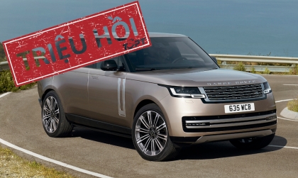 Triệu hồi Range Rover trên toàn cầu do khung ghế bị lỗi